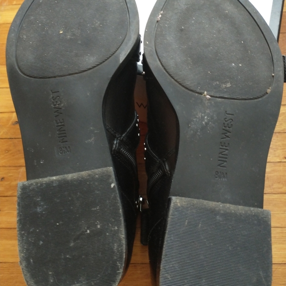 Nine West Seraphim Leather Boots Sz 8.5 - Picture 2 of 5